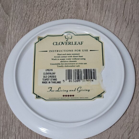 Cloverleaf Old Country Roses Melamine Teapot Stand - Picture 2 of 4